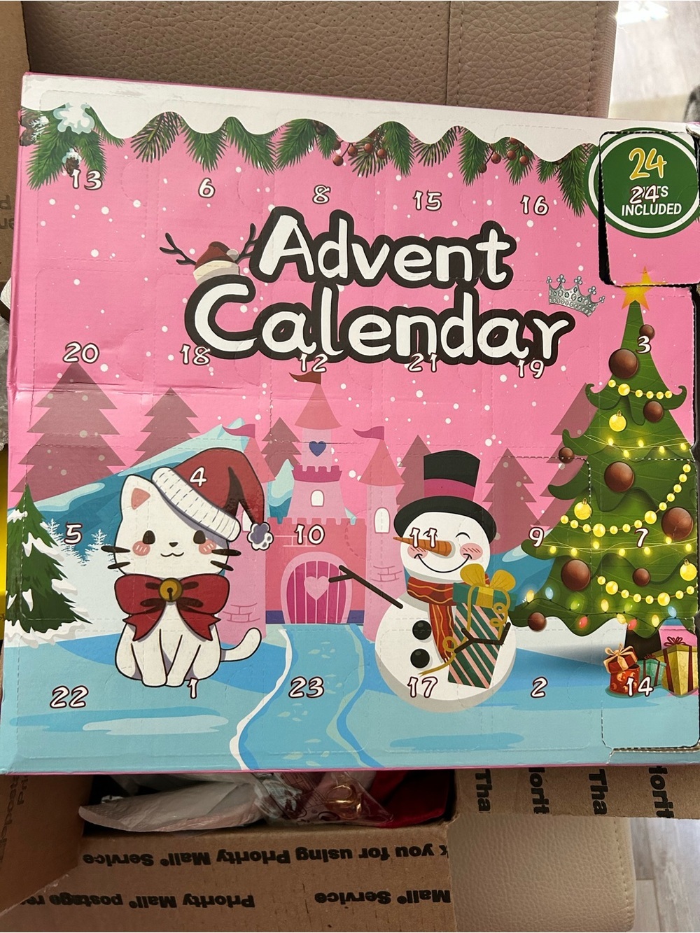 Hello Kitty keychains advent calendar